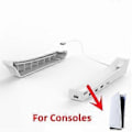 Pikkukuva 1 / 4: Playstation 5 -konsolille vaakasuora jalusta, päivitetty pöytäteline 4-porttisella USB-keskittimellä 01 For Consoles