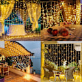 Miniatyrbilde 2 av 5: 3 * 3 M 300 LED fargerik LED julelysstreng, 8 belysning