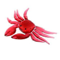 Miniatyrbilde 4 av 5: 5x Fiskeutstyr Mykt Agn 3D Simulering Saltvann Kunstig Glidebevegelse (Rød) Red