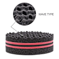 Pikkukuva 2 / 5: Hiustenkierto musta jää sieni Afro Braid, Dreadlock Coils Curl Harjat (2 kpl)