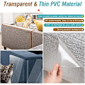 Miniatyrbild 3 av 5: 4 st Anti-Cat Scratch Furniture Protector, Soffa Skydd Från Husdjur Cat Scratch Deterrent Tape, 30*45cm（XL）