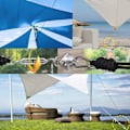Miniatyrbild 5 av 5: Monteringssats för skuggskydd - rostfritt stål skuggskydd för triangul