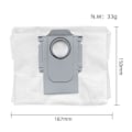 Miniatyrbild 1 av 5: 4-pack dammsugarpåsar för Q5 G10S pro T8 q7max + dammsugare