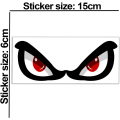 Miniatyrbilde 2 av 5: 2 x klistremerker Vinyl No Fear Eyes Par Eyes for Laptop iPad P