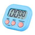 Magnetisk kökstimer Klocka Digital visuell timer Ljusstark display Nedräkning & Stoppur (Blå)