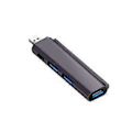 Pikkukuva 3 / 5: RYRA USB 2.0 Hub 4 in 1 Nopea Laajennus Telakka Type C Jakaja Monitoiminen
