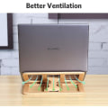 Miniatyrbillede 4 af 4: Bærbar computerstand, ergonomisk notesbogstand: Uniersal pc-holder, montering, stigerør