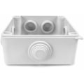 Miniatyrbilde 5 av 5: 1 stk koblingsboks, IP65 i ABS-plast, vanntett utvendig, hvit