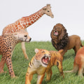 Miniatyrbild 2 av 2: Realistiska Safari Djurfigurer Plast Djungel Djur Leksaker Älg