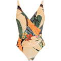 Miniatyrbillede 3 af 4: Dame En-delt Bikini Badetøj Med Badetøj Cover Up Strandkjole（XXL）
