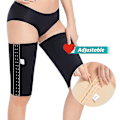 Miniatyrbillede 2 af 5: Kvinder Lår Slankere Ben Kompression Ærmer Slankende Lår Wraps Body Shaper XL Sort