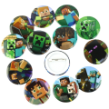 Miniatyrbild 4 av 5: 12-pack Minecraft Badge Badge Ornament