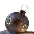 Miniatyrbillede 1 af 5: 1 stk. Guld Gigant Oppustelig Julekugle - Udendørs/Indendørs Dekoration