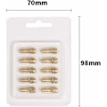 Miniatyrbillede 3 af 5: 10 stk. 0,5-3,2 mm præcisions messingpatroner til Dremel-bor - elektrisk chuck roterende værktøjer, LionKnight