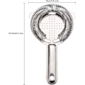 Miniatyrbillede 5 af 7: Rustfrit Bar Strainer Hawthorn Rustfrit Stål Cocktail Strainer 10x 16cm