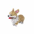 （Jul）Figur att montera med nanoblock (modell 3) corgi
