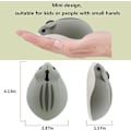 Miniatyrbillede 4 af 5: Sød hamsterformet mini lydløs ergonomisk design lille bærbar mus hamsterformet trådløs computer bærbar gaming