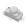 Miniatyrbillede 3 af 5: Mikrobølge Sensor Switch 5.8ghz Led Mikrobølge Radar Sensor Lysswitch