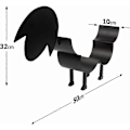 Pikkukuva 2 / 5: WC-paperiteline, lampaan wc-koriste wc-paperiteline, kolmiulotteinen lampaan taottu rautapaperiteline