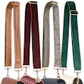 Miniatyrbild 3 av 5: Justerbara axelremmar, väska rem, bärrem för axelväska, bred axelrem, justerbart bälte för crossbody handväska, plånbok.
