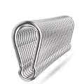 Miniatyrbilde 1 av 5: 20 stk fjærspenner, 304 rustfritt stål metallklips kraftig tauforbindelse liten spenneklemme nøkkelringlenke spenne for hengekøye gyngesett utendørs