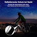 Miniatyrbillede 2 af 5: Elektrisk cykelbatteribeskytter med reflekterende mønster, til rørdiameter 28-32 cm, støv- og ridsefast rammebatteribeskytter