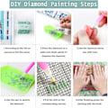 Pikkukuva 4 / 5: （31）2 kappaletta DIY-timanttimaalausjoukko, 5D joulukirjonta