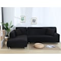 Miniatyrbillede 3 af 5: Sofaovertræk Elastisk Spandex Stretch Sofaovertræk til L-formet Sofa