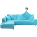 Miniatyrbillede 1 af 5: Sofaovertræk Elastisk Spandex Stretch Sofaovertræk til L-formet sofa