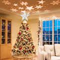 Miniatyrbild 2 av 5: Julgransstjärna, 2,4m Plug-in Modell med LED Snöflingeljus