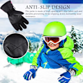 Miniatyrbild 5 av 5: Barnens Vantar Flicka Pojke Vattentäta Skid Snowboardhandskar för Ch
