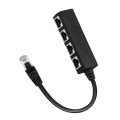 Pikkukuva 1 / 4: RJ45 Ethernet -jakokaapeli 1 uros - 4 naarasporttia LAN Ethernet
