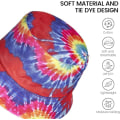Miniatyrbilde 5 av 5: Tie Dye Bøttehatt for Kvinner Reversible Strand Solhatt for Utendørs