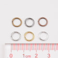 Miniatyrbild 2 av 4: 600 st 6 färger järn öppna hoppringar 8mm för halsband armband kedja smycken gör kopplingar