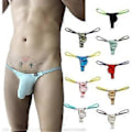 Pikkukuva 3 / 3: Miesten matala vyötäröinen stringit Modal U Convex Stretch Bikini Briefs