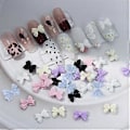 Miniatyrbild 5 av 5: 50 ST/SET Rosetter Nagelberlocker 3D Rosetter Nagelkonstdekorationer Rosett Nagelkonst Rosett Nagelberlocker Rosetter Nageldekoration F F