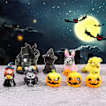 Miniatyrbilde 1 av 5: 11-pakke Halloween-pynt mikrolandskap DIY krystallkule a
