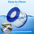 Miniatyrbillede 3 af 4: Swimmingpoolfilter 58323, 6 stk. filter type VI til , 104*80mm