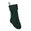 Miniatyrbillede 2 af 5: Kraftig Strikket Julegave Slikstrømper Julestrømpe Helligdage Fest Hjem Dekoration Green 37cm