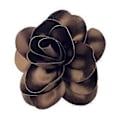 Pikkukuva 1 / 5: Huomiota herättävä erottuva kukka-rinta-koru, kukka-rintaneula, asuste, kaulusneula, koriste muotiharrastajille, tummanruskea Dark Brown