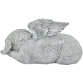 Miniatyrbillede 4 af 5: Pet Memorial Hund Engel æresstatue gravsten, 12cm, polyresin