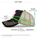 Miniatyrbillede 2 af 5: Mesh Cap Sommer Baseball Cap Trucker Cap #1