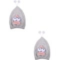 Miniatyrbillede 1 af 5: 2 stk. Tørrehårshætte Håndklæde Mikrofiber Vaskeklud Mikrofiber