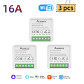 Miniatyrbillede 1 af 5: Tuya Mini Wifi og Zigbee Switch Diy 2-vejs kontrol timer relæ automatisering