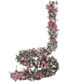 Miniatyrbillede 1 af 4: Blomsterguirlande Kunstig Rose Vine Kunstig Blomst Hængende Rose Ivy Hjem Hotel