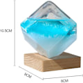 Miniatyrbild 5 av 5: Väderprognos Stormglas Glas Kub Form Glas Väder Stat