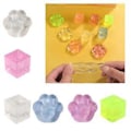 Pikkukuva 2 / 5: Jääpala AntiStress TPR Lelu Läpinäkyvä Jääkuutio Pehmeä Joustava Lelu Käsipuristus Lelu Uutuus Pilailuvälineet clear square 2.5cm