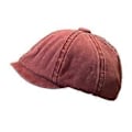 Miniatyrbild 3 av 5: Newsboy Keps Huvudbonad Klassisk Vinter Vår Sidpojke Hatt för Resor Utomhus Dejting (Claret)