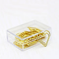 Miniatyrbillede 1 af 2: 30 stk. Papirclips - Holdbare og rustfrie papirclips med etui (hjerte)