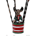 Miniatyrbilde 5 av 5: Juletre Anheng Julete Ornament Dekorasjon Nordisk Samleobjekt Morsom Juletre Anheng for Fest Hjem Utendørs Style C 5.5cmx11cm
